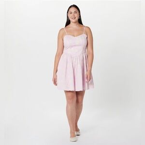The Drop Womens Perla Shaped Waist Mini Dress